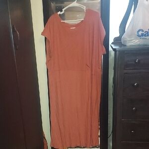 Women's Rust Dress. Maurices 3x. NWT